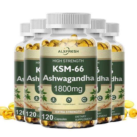 KSM 66 Ashwagandha Supplement for Daily Health Support